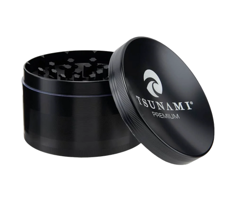 Tsunami 100mm 4 piece grinder in black