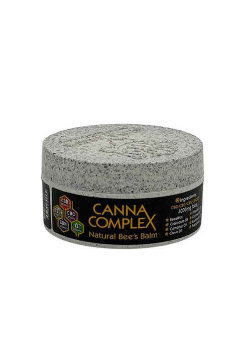 Cannacomplex Natural scent CBD Balm. White and black container