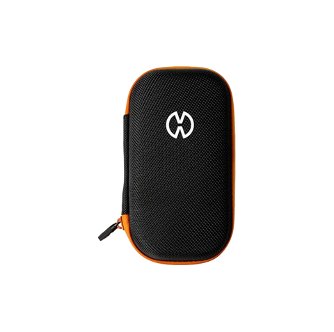 Storz and Bickel Crafty+ Case. Black color and orange accent.