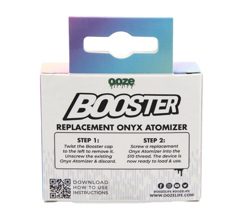 Ooze Booster replacement coils. back of box.