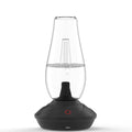 Zenco Flow, concentrate table top vaporizer. clear glass black base. 