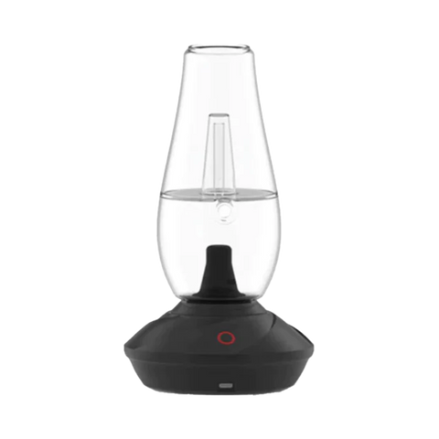Zenco Flow Concentrate vape device in black. Clear Glass.
