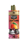 King Palm leaf tubes, mango flavor, orange and black package