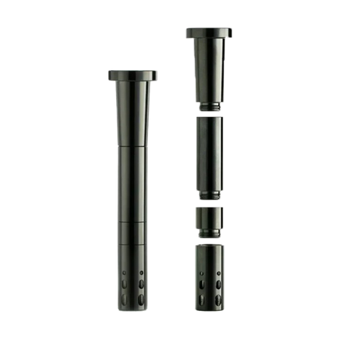 Chill Pipe 4 piece aluminum black downstem