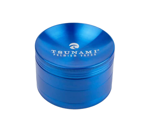 Tsunami 63mm 4 piece grinder in blue