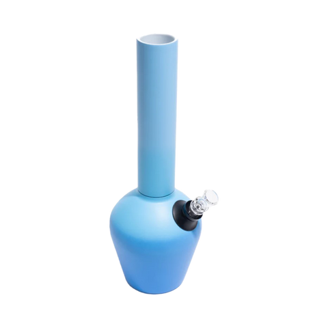 Chill Pipes Blue Hombre metal pipe kit with glass bowl.