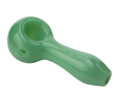 GRAV Glass Classic Spoon. Opaque mint color