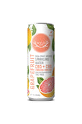 WYLD Grapefruit CBD seltzer, white and pink can