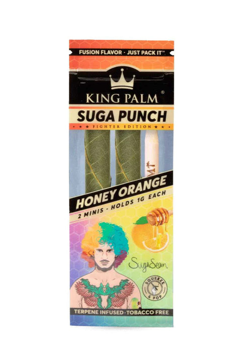 King Palm hemp rolls, sugar punch flavor, multicolor package