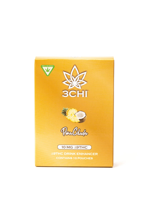 3 CHI drink enhancer Pina Colada flavor, yellow package