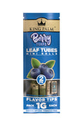 King Palm leaf rolls, berry terps flavor, blue and black packaging
