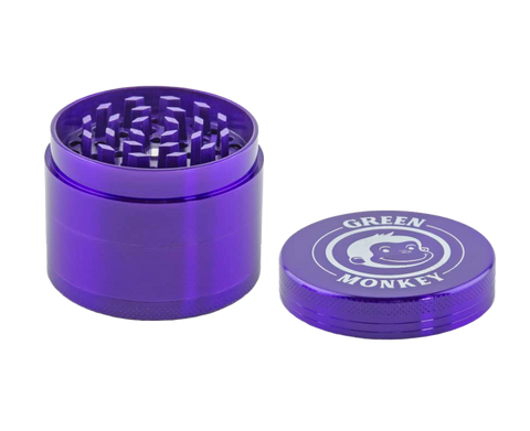 Green Monkey 50mm 4 piece grinder. purple color