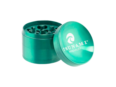 Tsunami 50mm 4 piece grinder in green.