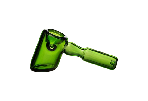 GRAV Glass Hammer Pipe. Translucent Green Color.