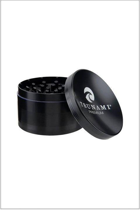 Tsunami 100mm 4 piece grinder in black