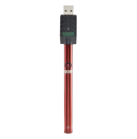 Ooze twist 2.0 510 battery with charger cap. Red color device.