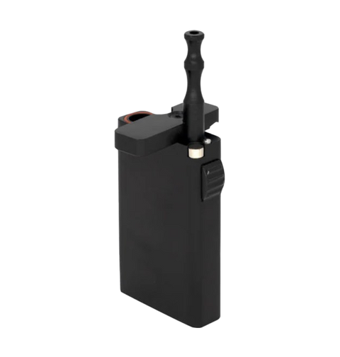 Image of the one hitter coming out of the ONGROK black aluminum dugout. 