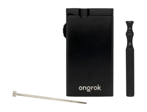 ONGROK Black Aluminum dugout and one hitter bat. metal clear tool as well. 