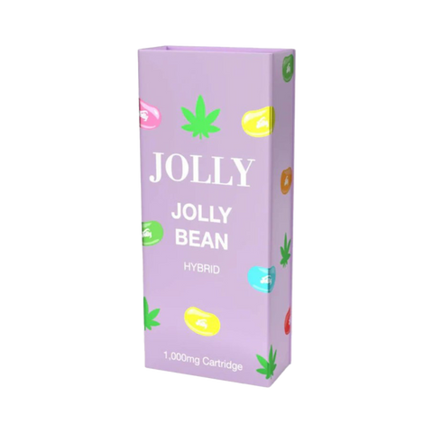 Jolly Cannabis Jolly Bean CBD cartridge. Purple Box