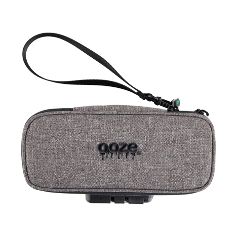 Ooze Traveler smell proof pouch in grey color. 